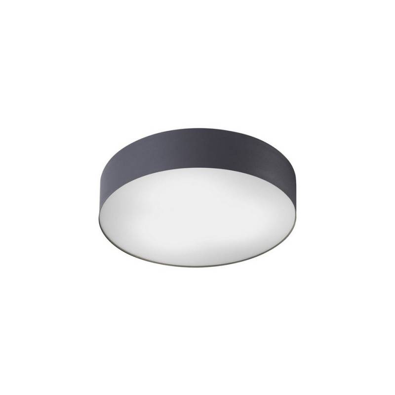 Licht-Erlebnisse Deckenleuchte ARENA, ohne Leuchtmittel, Metall Bewegungsmelder E14 rund Ø 40,5 cm Graphit 3-flammig Modern von Licht-Erlebnisse