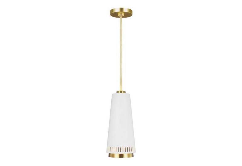 Licht-Erlebnisse Deckenleuchte BALLA, ohne Leuchtmittel, Deckenlampe Weiß Messing Metall E27 Retro Design Licht-Erlebnisse Deckenleuchte BALLA, ohne Leuchtmittel, Deckenlampe Weiß Messing Metall E27 Retro Design von Licht-Erlebnisse