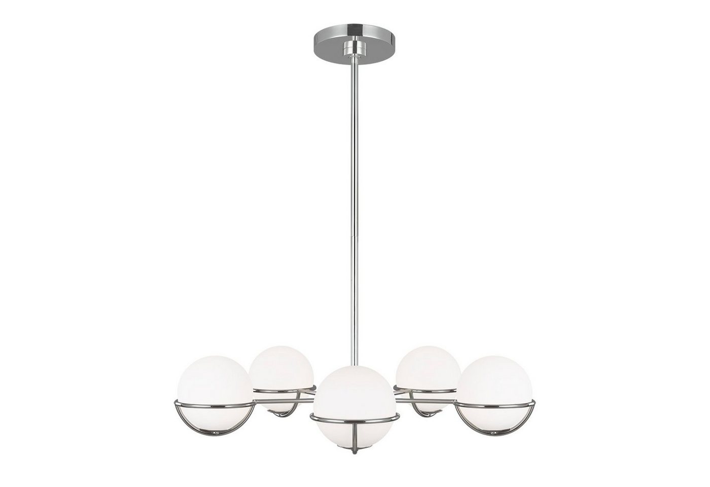 Licht-Erlebnisse Deckenleuchte BELLADEA, ohne Leuchtmittel, Warmweiß, Deckenlampe Weiß Nickel G9 Glas Metall 3000 K 1600 lm Industrial Licht-Erlebnisse Deckenleuchte BELLADEA, ohne Leuchtmittel, Warmweiß, Deckenlampe Weiß Nickel G9 Glas Metall 3000 K 1600 lm Industrial von Licht-Erlebnisse