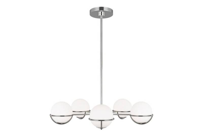 Licht-Erlebnisse Deckenleuchte BELLADEA, ohne Leuchtmittel, Warmweiß, Deckenlampe Weiß Nickel G9 Glas Metall 3000 K 1600 lm Industrial Licht-Erlebnisse Deckenleuchte BELLADEA, ohne Leuchtmittel, Warmweiß, Deckenlampe Weiß Nickel G9 Glas Metall 3000 K 1600 lm Industrial von Licht-Erlebnisse