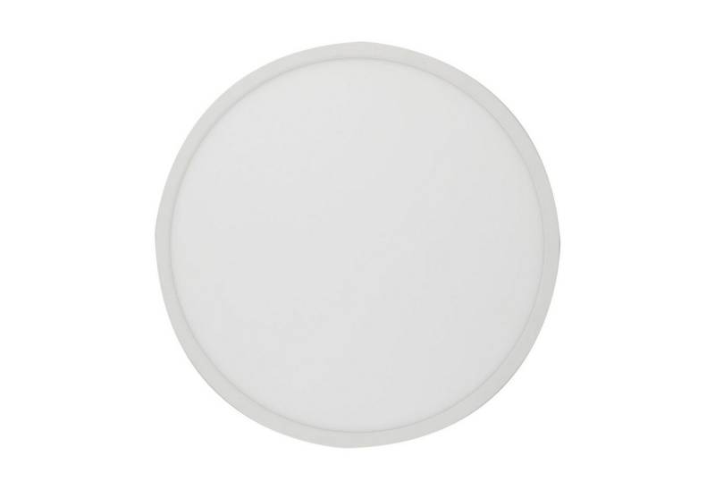 Licht-Erlebnisse Deckenleuchte BRIAN, LED, LED mit Dimmer 3 Lichtmodi IP54 rund D: 50 cm Weiß Bad von Licht-Erlebnisse