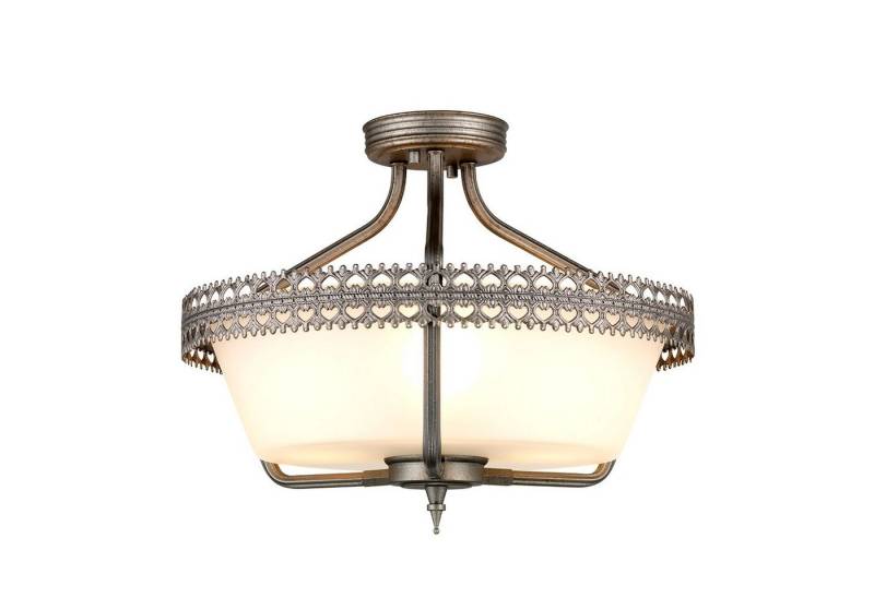 Licht-Erlebnisse Deckenleuchte CAMELOT 2, ohne Leuchtmittel, Deckenlampe Esstisch Esszimmer Creme Eisen E27 Glas Metall Modern Licht-Erlebnisse Deckenleuchte CAMELOT 2, ohne Leuchtmittel, Deckenlampe Esstisch Esszimmer Creme Eisen E27 Glas Metall Modern von Licht-Erlebnisse