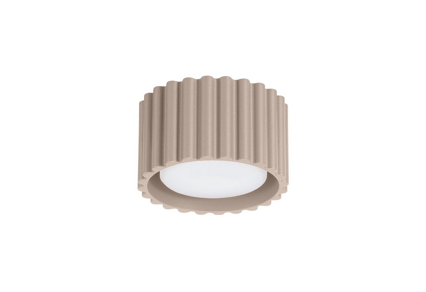 Licht-Erlebnisse Deckenleuchte CAVON, ohne Leuchtmittel, Aluminium B: 10 cm IP20 Taupe GX53 rund Modern Licht-Erlebnisse Deckenleuchte CAVON, ohne Leuchtmittel, Aluminium B: 10 cm IP20 Taupe GX53 rund Modern von Licht-Erlebnisse