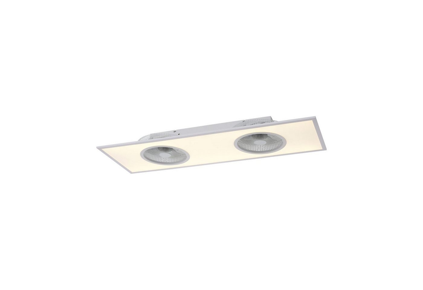 Licht-Erlebnisse Deckenleuchte FARLIS, LED fest integriert, LED Dimmer Weiß eckig 2700-5000 K warmweiß 3100 lm Modern Licht-Erlebnisse Deckenleuchte FARLIS, LED fest integriert, LED Dimmer Weiß eckig 2700-5000 K warmweiß 3100 lm Modern von Licht-Erlebnisse