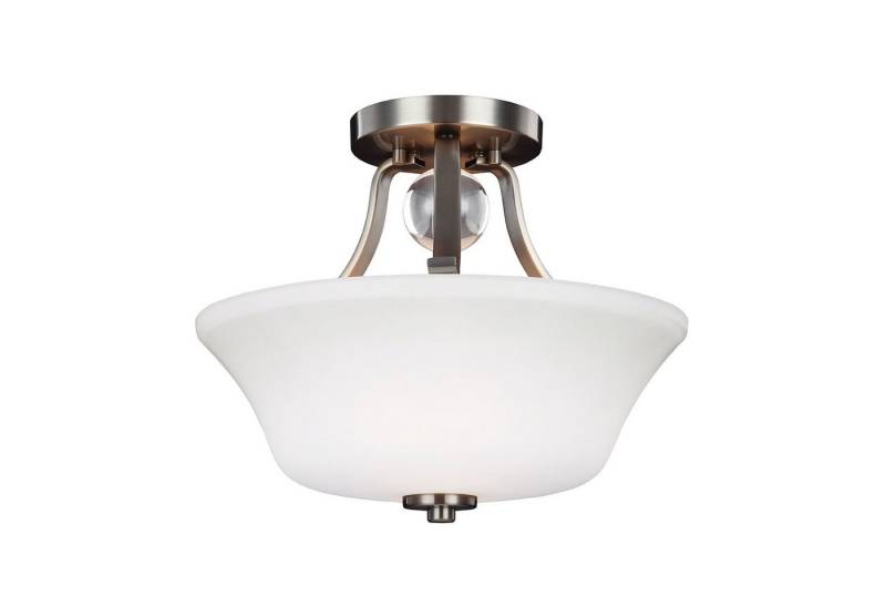 Licht-Erlebnisse Deckenleuchte FLUIDA, ohne Leuchtmittel, Deckenlampe E27 Weiß Nickel Glas Metall Klassisch Beleuchtung Licht-Erlebnisse Deckenleuchte FLUIDA, ohne Leuchtmittel, Deckenlampe E27 Weiß Nickel Glas Metall Klassisch Beleuchtung von Licht-Erlebnisse