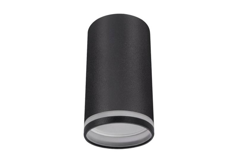 Licht-Erlebnisse Deckenleuchte HUNTER, ohne Leuchtmittel, Schwarz GU10 Ø 5,5 cm Aluminium Wohnzimmer von Licht-Erlebnisse