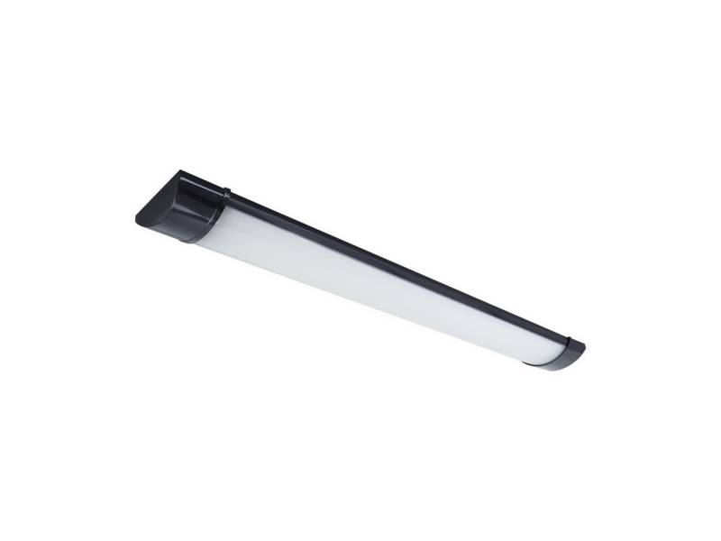 Licht-Erlebnisse Deckenleuchte INA, LED, Neutralweiß, LED mit Dimmer Schwarz Weiß länglich 2720 lm von Licht-Erlebnisse
