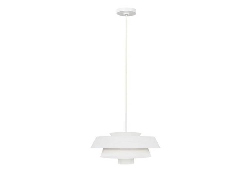 Licht-Erlebnisse Deckenleuchte LASUSA, ohne Leuchtmittel, Deckenlampe E27 Weiß Metall Industrial Design von Licht-Erlebnisse