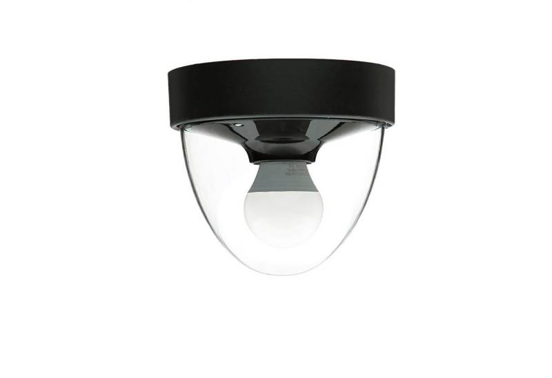 Licht-Erlebnisse Deckenleuchte MAIRA, ohne Leuchtmittel, Deckenlampe Badezimmer Schwarz IP44 dampfgeschützt Ø18cm klein E27 Licht-Erlebnisse Deckenleuchte MAIRA, ohne Leuchtmittel, Deckenlampe Badezimmer Schwarz IP44 dampfgeschützt Ø18cm klein E27 von Licht-Erlebnisse