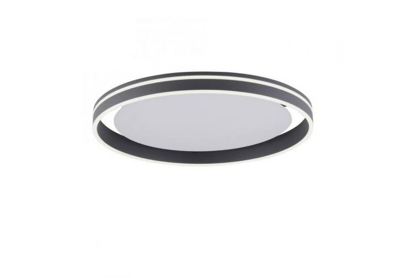 Licht-Erlebnisse Deckenleuchte MOHGO, LED fest integriert, LED Metall Dimmer 4570 lm 59 cm breit Anthrazit rund Modern Licht-Erlebnisse Deckenleuchte MOHGO, LED fest integriert, LED Metall Dimmer 4570 lm 59 cm breit Anthrazit rund Modern von Licht-Erlebnisse