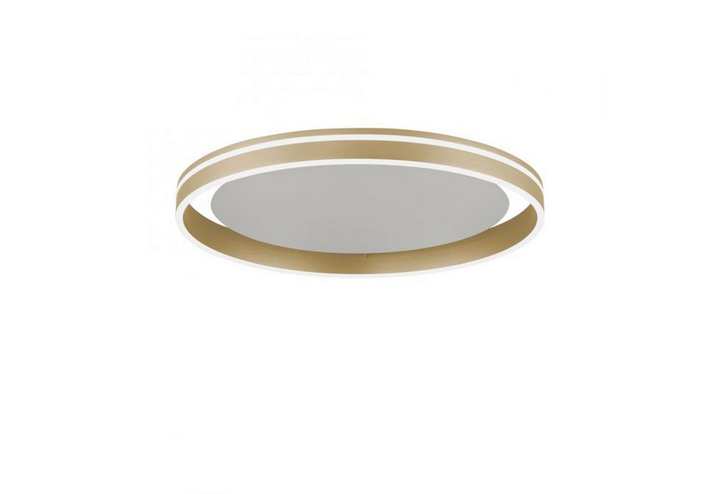 Licht-Erlebnisse Deckenleuchte MOHGO, LED fest integriert, Metall LED Dimmer 59 cm breit in Messing rund 4570 lm Modern Licht-Erlebnisse Deckenleuchte MOHGO, LED fest integriert, Metall LED Dimmer 59 cm breit in Messing rund 4570 lm Modern von Licht-Erlebnisse