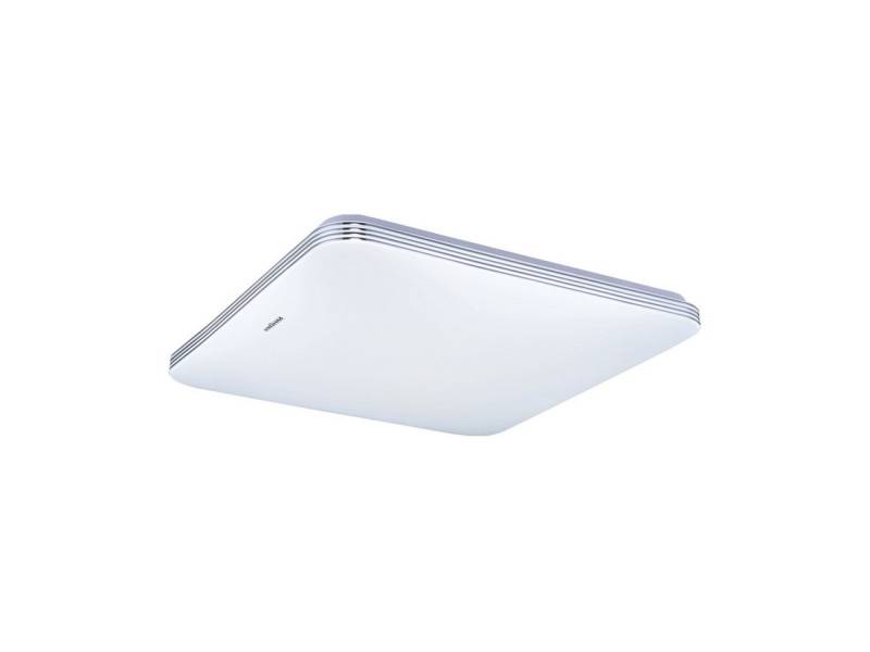 Licht-Erlebnisse Deckenleuchte NESTA, LED, Neutralweiß, LED Metall Bewegungsmelder IP44 28 cm breit Weiß eckig 2690 lm Licht-Erlebnisse Deckenleuchte NESTA, LED, Neutralweiß, LED Metall Bewegungsmelder IP44 28 cm breit Weiß eckig 2690 lm von Licht-Erlebnisse