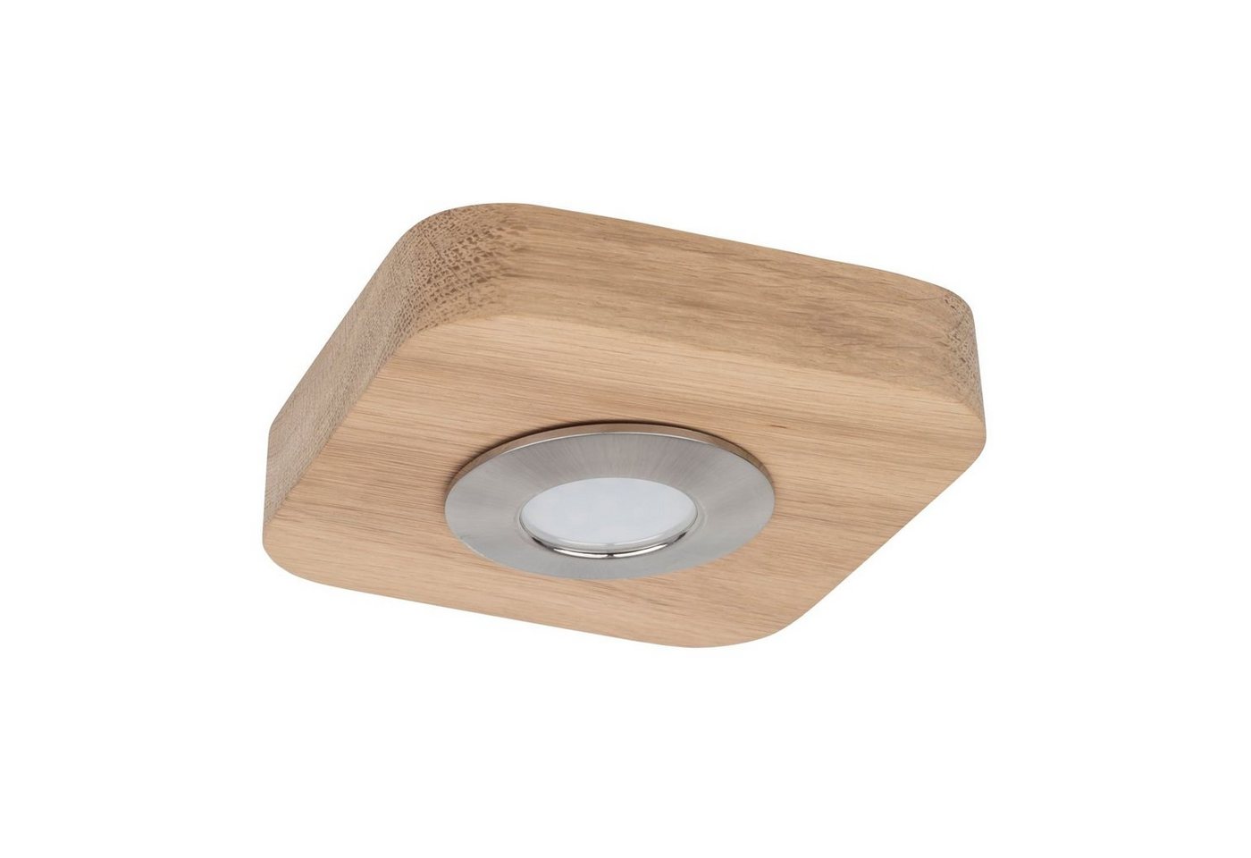 Licht-Erlebnisse Deckenleuchte OANA, LED fest integriert, Warmweiß, LED Deckenlampe Holz Modern flach Aufputz Spot Licht-Erlebnisse Deckenleuchte OANA, LED fest integriert, Warmweiß, LED Deckenlampe Holz Modern flach Aufputz Spot von Licht-Erlebnisse
