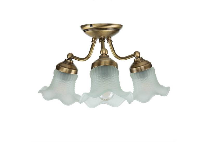 Licht-Erlebnisse Deckenleuchte PLAFFONIERE, ohne Leuchtmittel, Deckenlampe aus Messing bronziert Floraler Stil Flur Wohnzimmer Licht-Erlebnisse Deckenleuchte PLAFFONIERE, ohne Leuchtmittel, Deckenlampe aus Messing bronziert Floraler Stil Flur Wohnzimmer von Licht-Erlebnisse