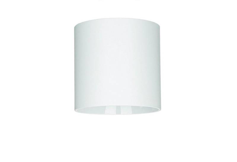 Licht-Erlebnisse Deckenleuchte POINT, ohne Leuchtmittel, Aufputz Weiß Ø 12,7 cm GU10 Metall Modern Spot Lampe von Licht-Erlebnisse