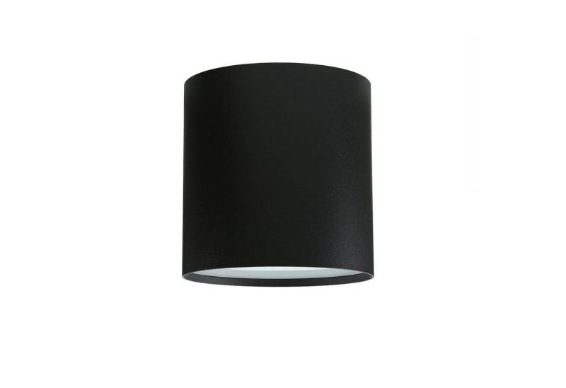 Licht-Erlebnisse Deckenleuchte POINT, ohne Leuchtmittel, Spot Lampe Schwarz Ø 13 cm klein GU10 Modern Küche Flur Deckenlampe von Licht-Erlebnisse