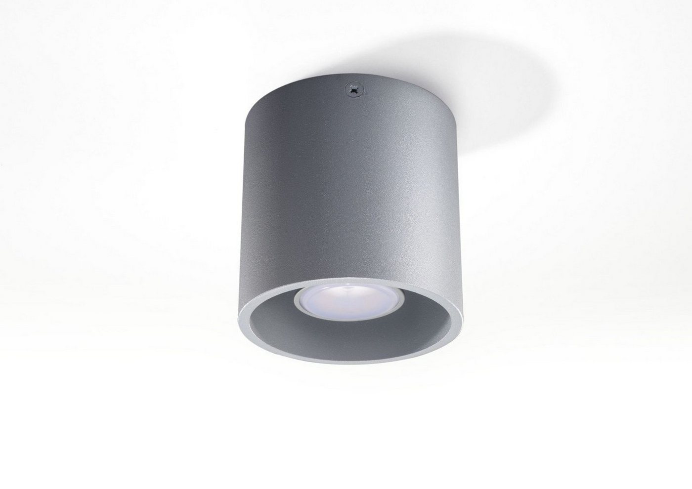 Licht-Erlebnisse Deckenleuchte RODA, ohne Leuchtmittel, Aufbaustrahler Grau Aluminium rund H:10cm Flur Anbauleuchte Treppe Licht-Erlebnisse Deckenleuchte RODA, ohne Leuchtmittel, Aufbaustrahler Grau Aluminium rund H:10cm Flur Anbauleuchte Treppe von Licht-Erlebnisse