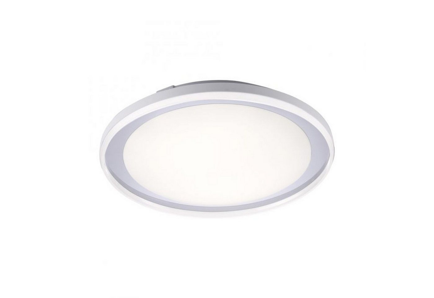 Licht-Erlebnisse Deckenleuchte ROSOU, LED fest integriert, Metall LED Dimmer IP44 45 cm breit Chrom rund 3800 lm Modern Licht-Erlebnisse Deckenleuchte ROSOU, LED fest integriert, Metall LED Dimmer IP44 45 cm breit Chrom rund 3800 lm Modern von Licht-Erlebnisse