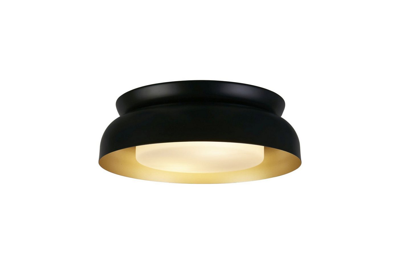 Licht-Erlebnisse Deckenleuchte SELID, ohne Leuchtmittel, Metall 36,5 cm breit in Schwarz Gold E14 2-flammig rund Licht-Erlebnisse Deckenleuchte SELID, ohne Leuchtmittel, Metall 36,5 cm breit in Schwarz Gold E14 2-flammig rund von Licht-Erlebnisse