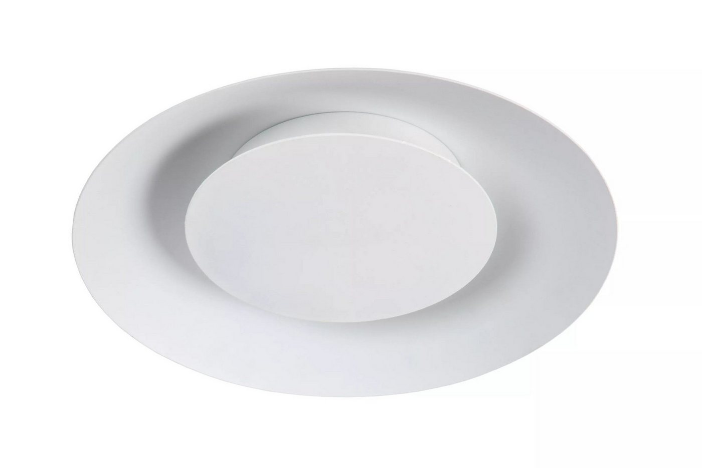 Licht-Erlebnisse Deckenleuchte SIVRA, LED fest integriert, Warmweiß, LED Metall D: 34,5 cm Weiß rund 2700 K warmweiß 900 lm Licht-Erlebnisse Deckenleuchte SIVRA, LED fest integriert, Warmweiß, LED Metall D: 34,5 cm Weiß rund 2700 K warmweiß 900 lm von Licht-Erlebnisse