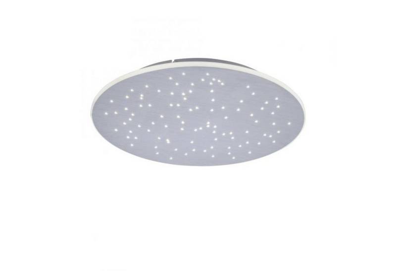 Licht-Erlebnisse Deckenleuchte TREGDUR, LED fest integriert, LED mit Dimmer Metall 48,5 cm breit Aluminium rund 3000 lm Modern von Licht-Erlebnisse