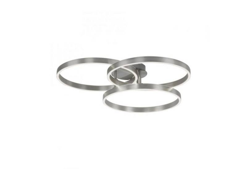 Licht-Erlebnisse Deckenleuchte TREMSTI, LED fest integriert, LED Metall mit Dimmer warmweiß 2700/4000/5000 K 5000 lm in Silber Licht-Erlebnisse Deckenleuchte TREMSTI, LED fest integriert, LED Metall mit Dimmer warmweiß 2700/4000/5000 K 5000 lm in Silber von Licht-Erlebnisse
