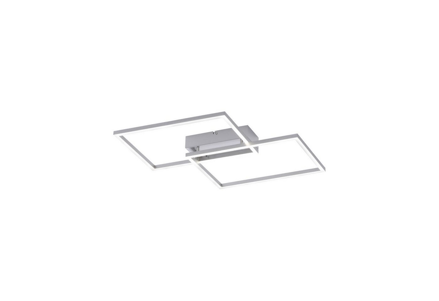 Licht-Erlebnisse Deckenleuchte ULDROS, LED fest integriert, Metall LED mit Dimmer Stahl eckig 2700-5000 K warmweißes Licht Modern Licht-Erlebnisse Deckenleuchte ULDROS, LED fest integriert, Metall LED mit Dimmer Stahl eckig 2700-5000 K warmweißes Licht Modern von Licht-Erlebnisse