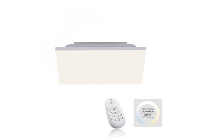 Licht-Erlebnisse Deckenleuchte ULFORD, LED fest integriert, LED Dimmer 29,5 cm breit Weiß quadratisch 1800 lm Modern Licht-Erlebnisse Deckenleuchte ULFORD, LED fest integriert, LED Dimmer 29,5 cm breit Weiß quadratisch 1800 lm Modern von Licht-Erlebnisse