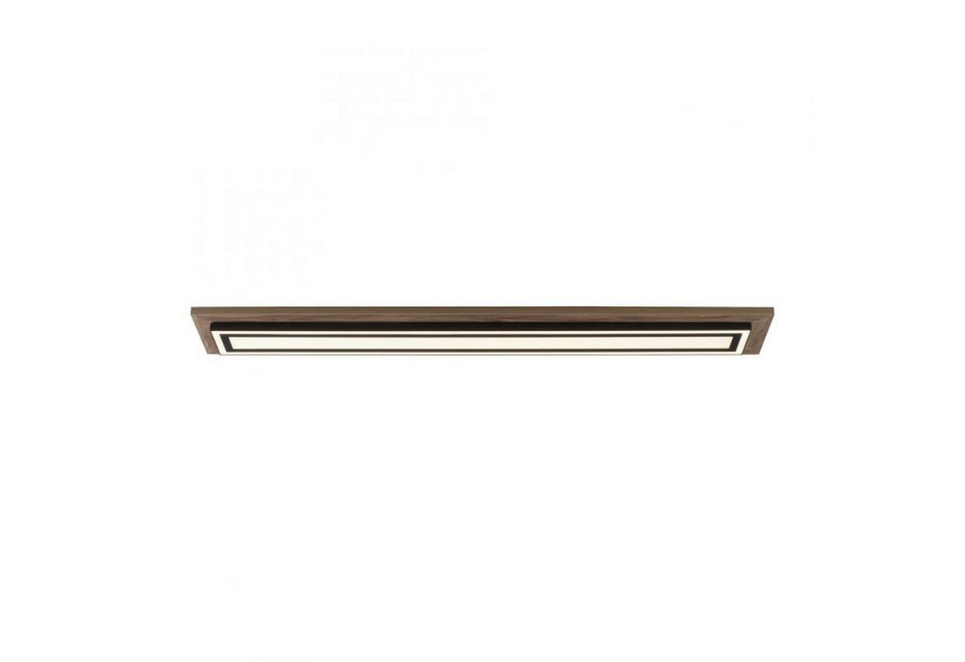 Licht-Erlebnisse Deckenleuchte UPKI, LED fest integriert, Holz Metall LED Dimmer Natur Schwarz eckig 5500 lm Modern Licht-Erlebnisse Deckenleuchte UPKI, LED fest integriert, Holz Metall LED Dimmer Natur Schwarz eckig 5500 lm Modern von Licht-Erlebnisse
