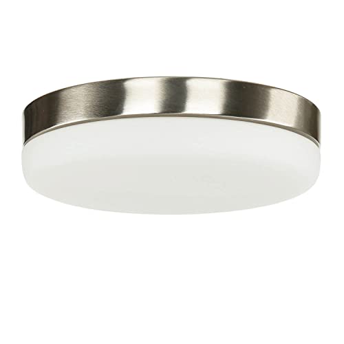 Licht-Erlebnisse Moderne Deckenlampe Glas Nickel matt – Badezimmerlampe Decke – Deckenleuchte für Badezimmer – flach – rund Ø29 cm – Deckenlampe Küche Modern Licht-Erlebnisse Moderne Deckenlampe Glas Nickel matt – Badezimmerlampe Decke – Deckenleuchte für Badezimmer – flach – rund Ø29 cm – Deckenlampe Küche Modern von Licht-Erlebnisse