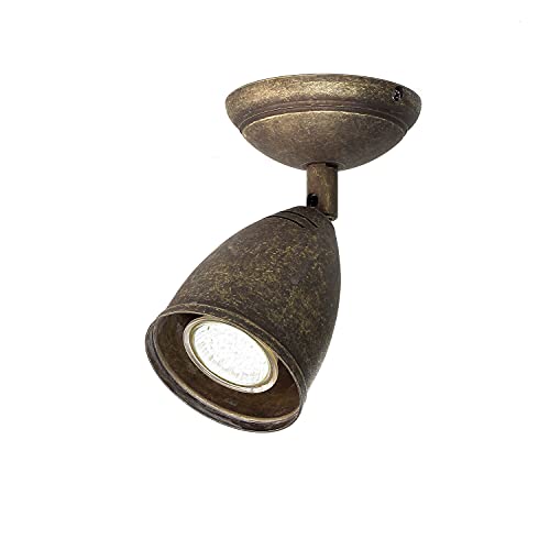 Licht-Erlebnisse Deckenspot Messing in Bronze Antik matt Wohnzimmer Flur H:17 cm E27 max. 40W beweglich Rustikale Deckenleuchte Esszimmer STOCCOLMA Licht-Erlebnisse Deckenspot Messing in Bronze Antik matt Wohnzimmer Flur H:17 cm E27 max. 40W beweglich Rustikale Deckenleuchte Esszimmer STOCCOLMA von Licht-Erlebnisse