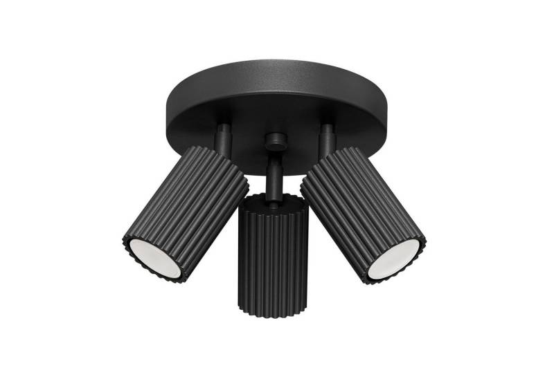 Licht-Erlebnisse Deckenstrahler BERTA, ohne Leuchtmittel, Aluminium GU10 B: 19,5 cm verstellbar Schwarz 3-flammig rund Modern Licht-Erlebnisse Deckenstrahler BERTA, ohne Leuchtmittel, Aluminium GU10 B: 19,5 cm verstellbar Schwarz 3-flammig rund Modern von Licht-Erlebnisse