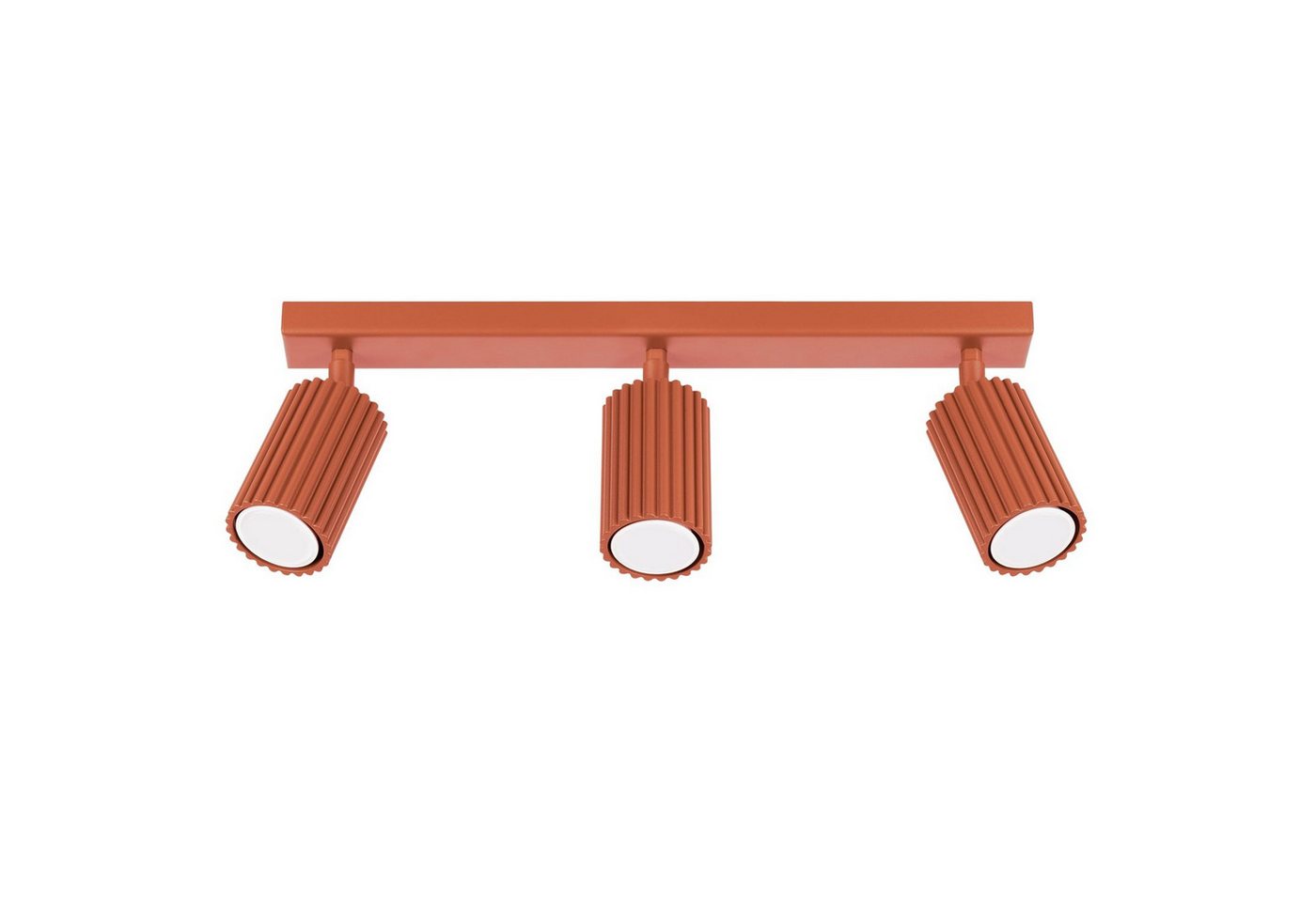 Licht-Erlebnisse Deckenstrahler BERTA, ohne Leuchtmittel, Aluminium GU10 verstellbar Ockerrot 3-flammig länglich Modern Licht-Erlebnisse Deckenstrahler BERTA, ohne Leuchtmittel, Aluminium GU10 verstellbar Ockerrot 3-flammig länglich Modern von Licht-Erlebnisse