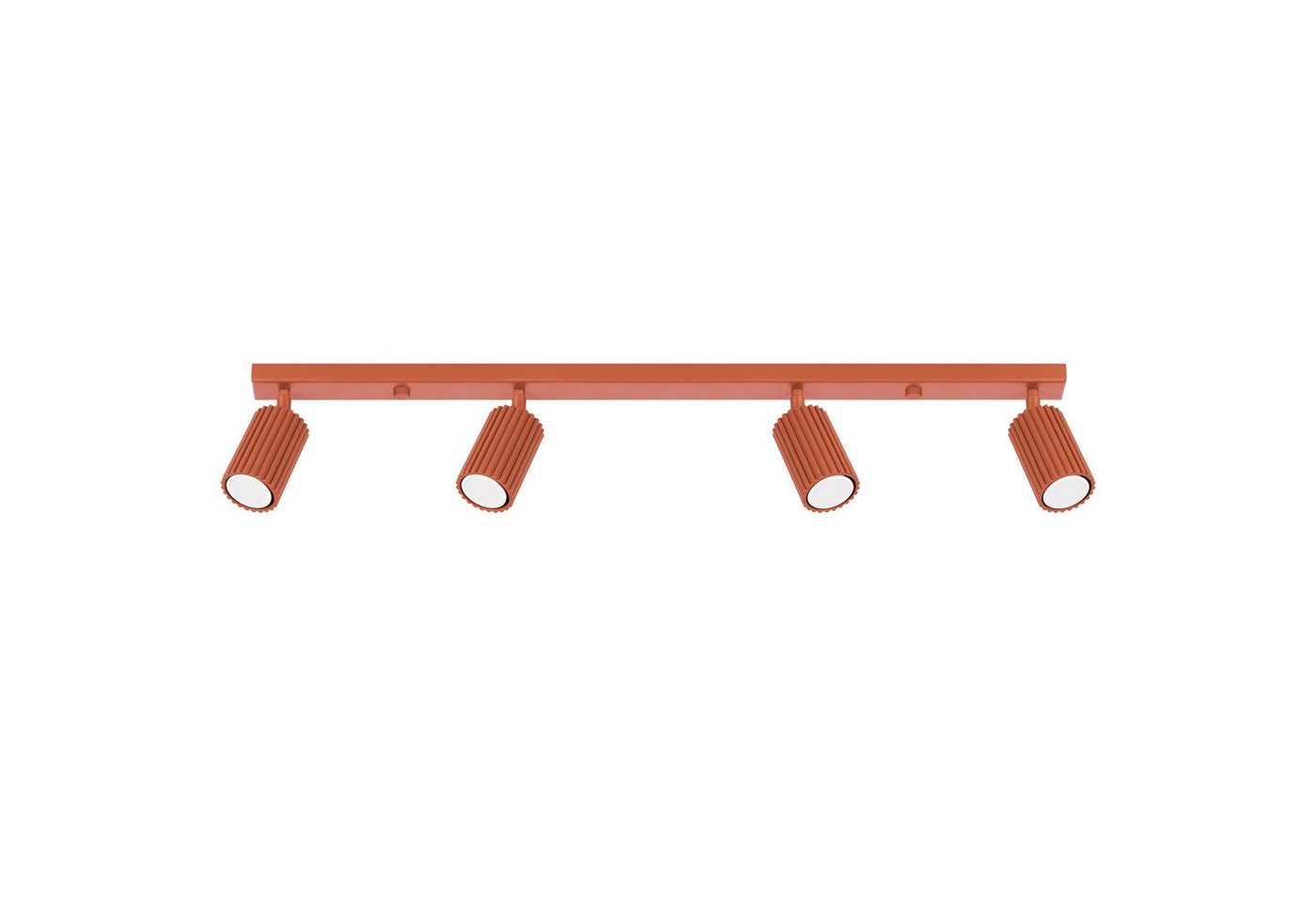 Licht-Erlebnisse Deckenstrahler BERTA, ohne Leuchtmittel, Aluminium GU10 verstellbar Ockerrot 4-flammig länglich Modern Spot Licht-Erlebnisse Deckenstrahler BERTA, ohne Leuchtmittel, Aluminium GU10 verstellbar Ockerrot 4-flammig länglich Modern Spot von Licht-Erlebnisse