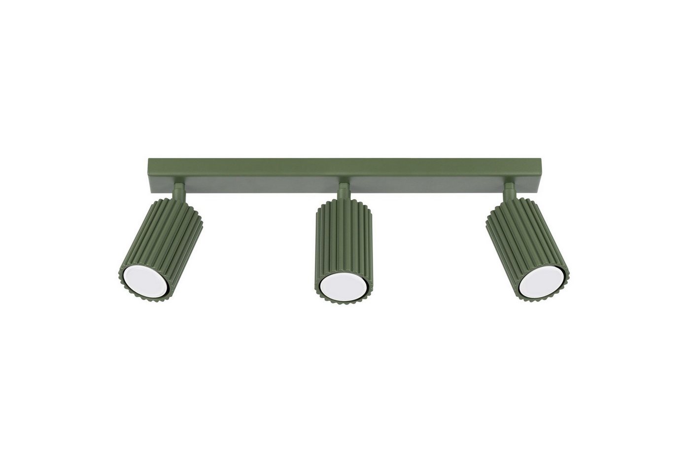 Licht-Erlebnisse Deckenstrahler BERTA, ohne Leuchtmittel, Aluminium verstellbar Olivgrün GU10 3-flammig länglich Modern Licht-Erlebnisse Deckenstrahler BERTA, ohne Leuchtmittel, Aluminium verstellbar Olivgrün GU10 3-flammig länglich Modern von Licht-Erlebnisse
