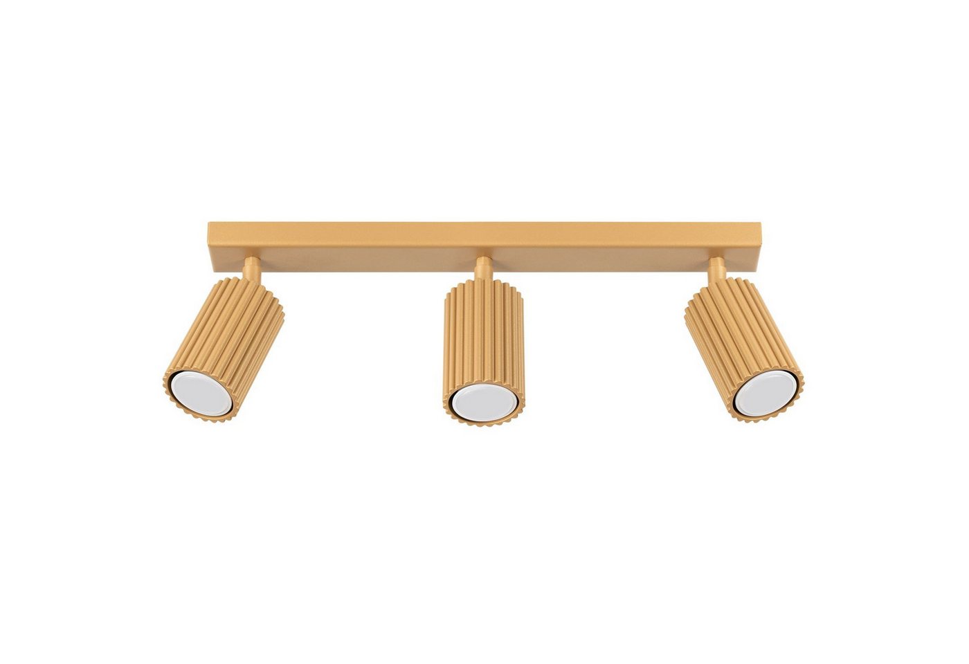 Licht-Erlebnisse Deckenstrahler BERTA, ohne Leuchtmittel, Aluminium verstellbar in Gold GU10 3-flammig länglich Modern Licht-Erlebnisse Deckenstrahler BERTA, ohne Leuchtmittel, Aluminium verstellbar in Gold GU10 3-flammig länglich Modern von Licht-Erlebnisse