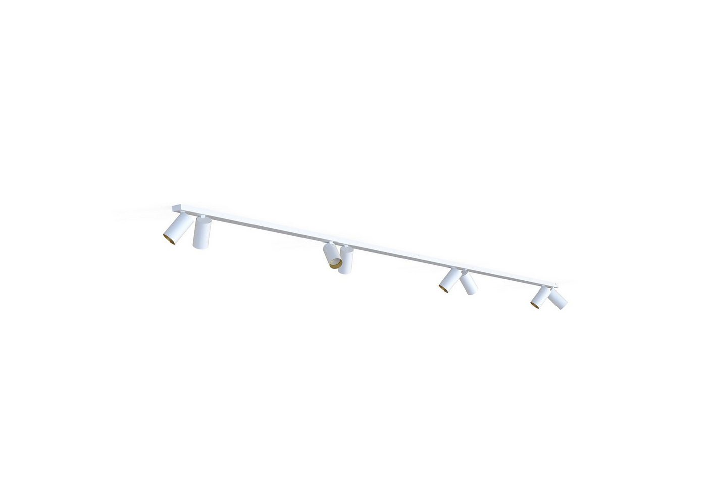 Licht-Erlebnisse Deckenstrahler COLENE, ohne Leuchtmittel, Metall GU10 verstellbar in Weiß Gold länglich Modern Spot Strahler Licht-Erlebnisse Deckenstrahler COLENE, ohne Leuchtmittel, Metall GU10 verstellbar in Weiß Gold länglich Modern Spot Strahler von Licht-Erlebnisse