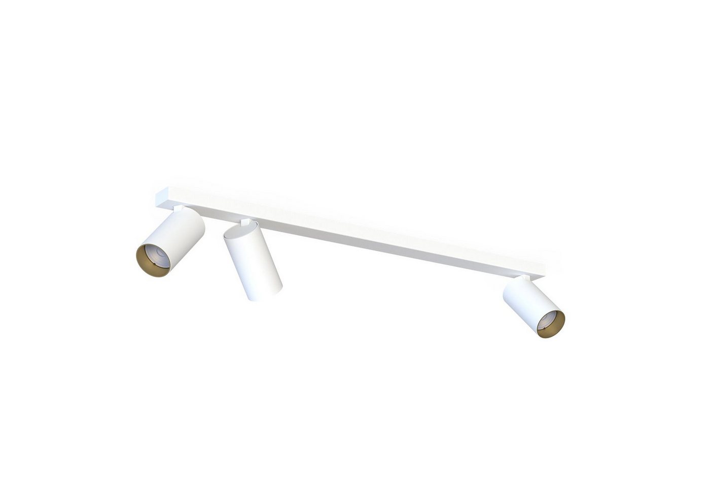Licht-Erlebnisse Deckenstrahler COLENE, ohne Leuchtmittel, Metall verstellbar in Weiß Gold GU10 3-flammig länglich Modern Licht-Erlebnisse Deckenstrahler COLENE, ohne Leuchtmittel, Metall verstellbar in Weiß Gold GU10 3-flammig länglich Modern von Licht-Erlebnisse