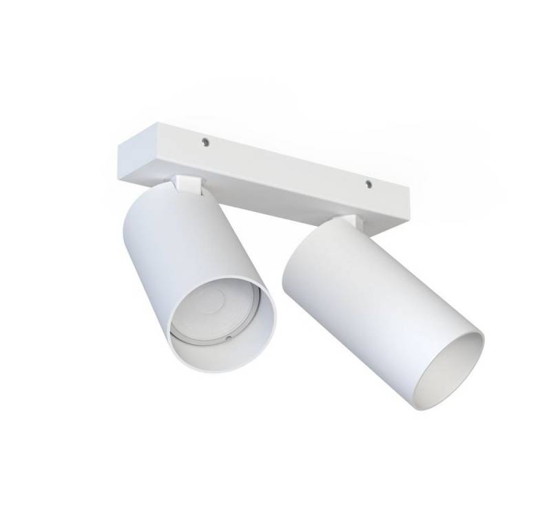 Licht-Erlebnisse Deckenstrahler COLENE, ohne Leuchtmittel, Spot Strahler Weiß verstellbar 31 cm lang GU10 Deckenlampe Küche von Licht-Erlebnisse