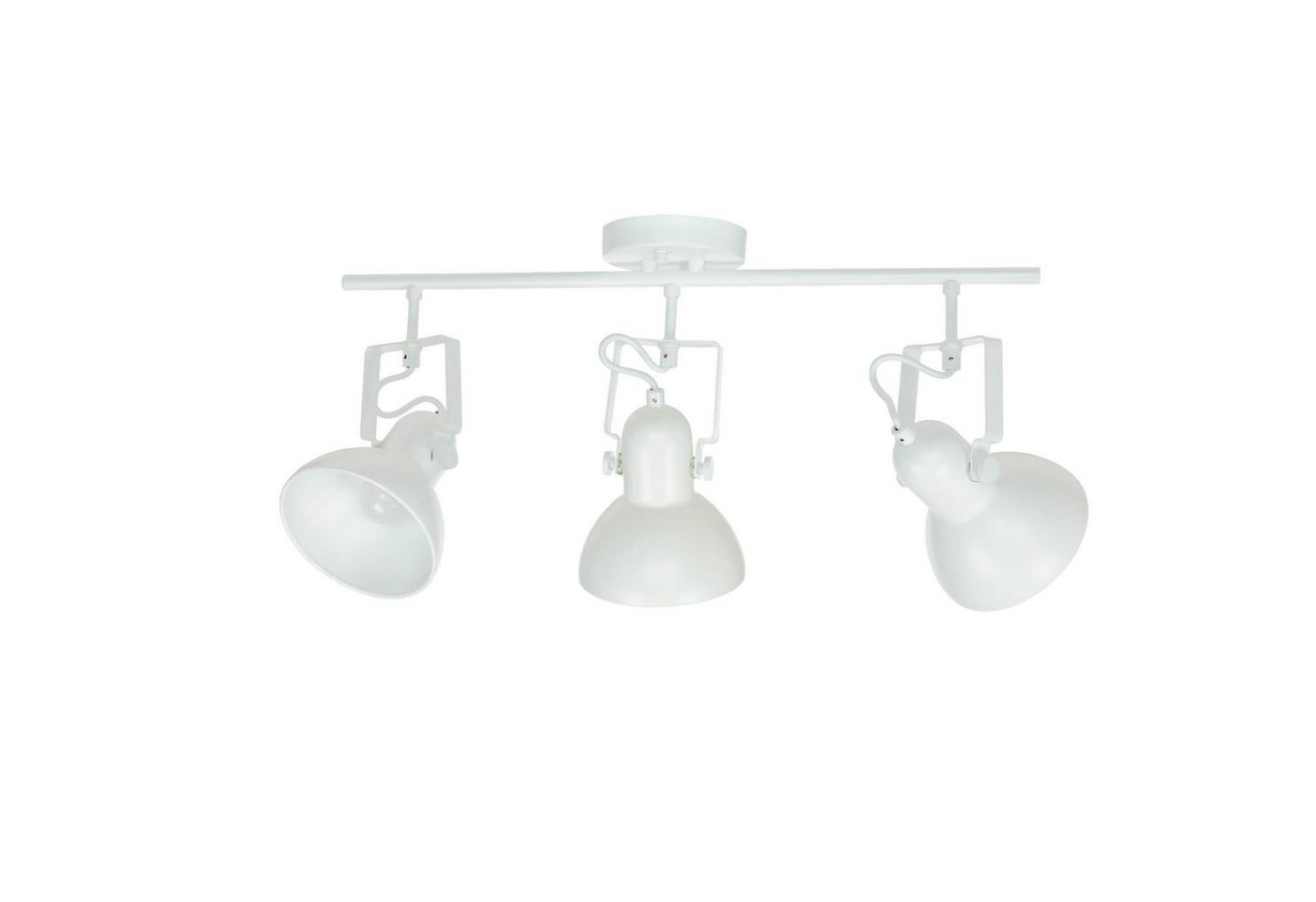 Licht-Erlebnisse Deckenstrahler DALLAS, ohne Leuchtmittel, Spot Deckenlampe Weiß Metall verstellbar Retro Strahler Leuchte Licht-Erlebnisse Deckenstrahler DALLAS, ohne Leuchtmittel, Spot Deckenlampe Weiß Metall verstellbar Retro Strahler Leuchte von Licht-Erlebnisse