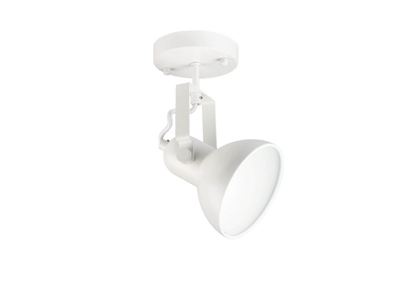 Licht-Erlebnisse Deckenstrahler DALLAS, ohne Leuchtmittel, Spot Lampe Deckenleuchte Weiß retro E14 Leselampe Lampe Licht-Erlebnisse Deckenstrahler DALLAS, ohne Leuchtmittel, Spot Lampe Deckenleuchte Weiß retro E14 Leselampe Lampe von Licht-Erlebnisse