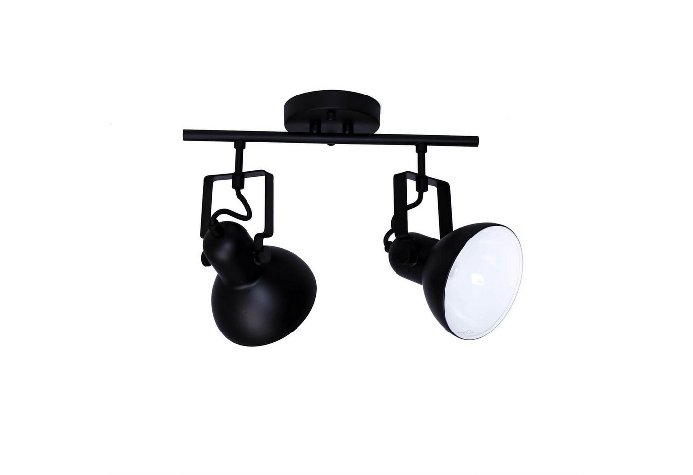 Licht-Erlebnisse Deckenstrahler DALLAS, ohne Leuchtmittel, Spot Lampe Schwarz Metall lang Retro Aufbaustrahler Deckenleuchte Licht-Erlebnisse Deckenstrahler DALLAS, ohne Leuchtmittel, Spot Lampe Schwarz Metall lang Retro Aufbaustrahler Deckenleuchte von Licht-Erlebnisse