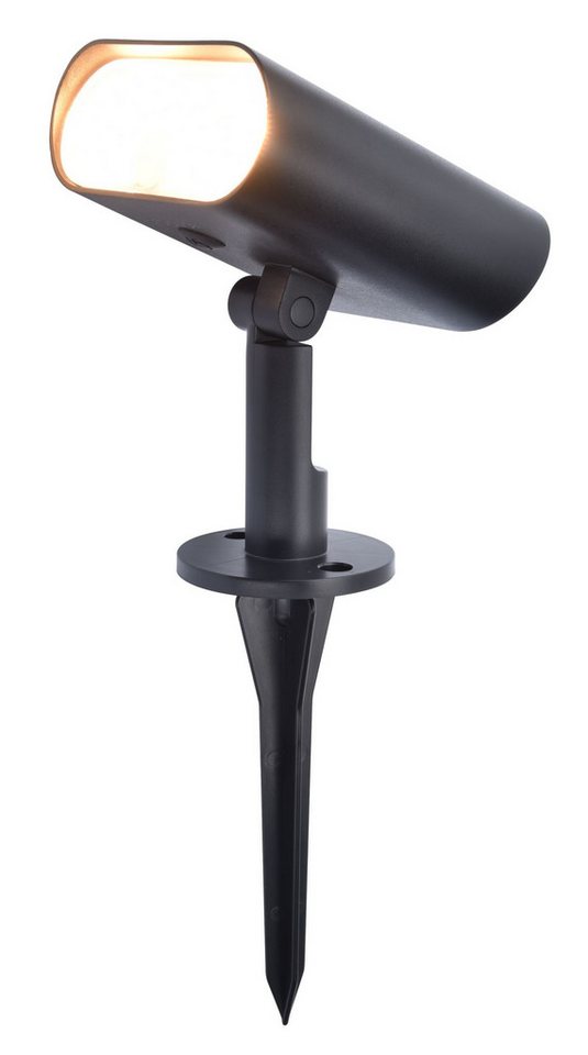 Licht-Erlebnisse Deckenstrahler DAMEIK, LED fest integriert, LED verstellbar mit Erdspieß IP44 Schwarz Farbwechsel 2700-6500 K Licht-Erlebnisse Deckenstrahler DAMEIK, LED fest integriert, LED verstellbar mit Erdspieß IP44 Schwarz Farbwechsel 2700-6500 K von Licht-Erlebnisse