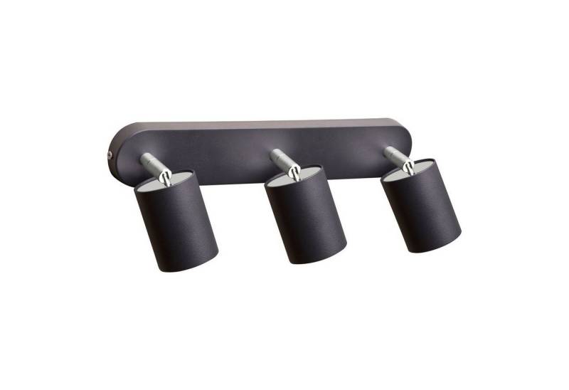 Licht-Erlebnisse Deckenstrahler EYE, ohne Leuchtmittel, Spot Strahler Modern Graphit GU10 3-flammig Schlafzimmer von Licht-Erlebnisse