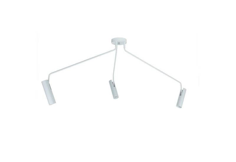 Licht-Erlebnisse Deckenstrahler EYE, ohne Leuchtmittel, Weiße Deckenlampe Metall kippbar modern Schlafzimmer Hängeleuchte von Licht-Erlebnisse