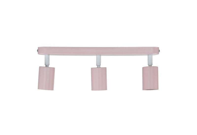 Licht-Erlebnisse Deckenstrahler JASON, ohne Leuchtmittel, Kinderzimmerleuchte Decke 52 cm lang Metall 3-flammig GU10 Rosa Licht-Erlebnisse Deckenstrahler JASON, ohne Leuchtmittel, Kinderzimmerleuchte Decke 52 cm lang Metall 3-flammig GU10 Rosa von Licht-Erlebnisse