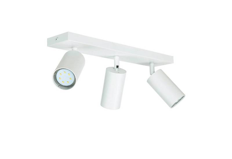 Licht-Erlebnisse Deckenstrahler LEO, ohne Leuchtmittel, Weiß 3-flammig GU10 Metall verstellbar Wohnzimmer LEO Licht-Erlebnisse Deckenstrahler LEO, ohne Leuchtmittel, Weiß 3-flammig GU10 Metall verstellbar Wohnzimmer LEO von Licht-Erlebnisse