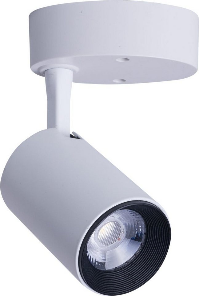 Licht-Erlebnisse Deckenstrahler MAGDA, LED fest integriert, Warmweiß, LED Spot Strahler Weiß Aluminium 3000K flexibel Wohnzimmer Licht-Erlebnisse Deckenstrahler MAGDA, LED fest integriert, Warmweiß, LED Spot Strahler Weiß Aluminium 3000K flexibel Wohnzimmer von Licht-Erlebnisse