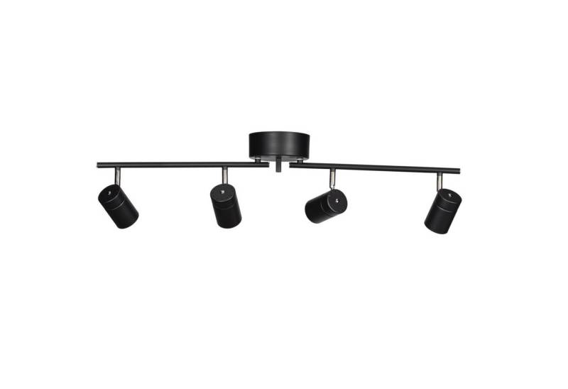 Licht-Erlebnisse Deckenstrahler MAREN, ohne Leuchtmittel, 4-flammig GU10 83 cm lang Metall Retro Design Küche von Licht-Erlebnisse