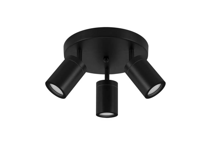 Licht-Erlebnisse Deckenstrahler PARKER, ohne Leuchtmittel, IP44 3-flammig GU10 Schwarz verstellbar Metall Wohnzimmer Licht-Erlebnisse Deckenstrahler PARKER, ohne Leuchtmittel, IP44 3-flammig GU10 Schwarz verstellbar Metall Wohnzimmer von Licht-Erlebnisse